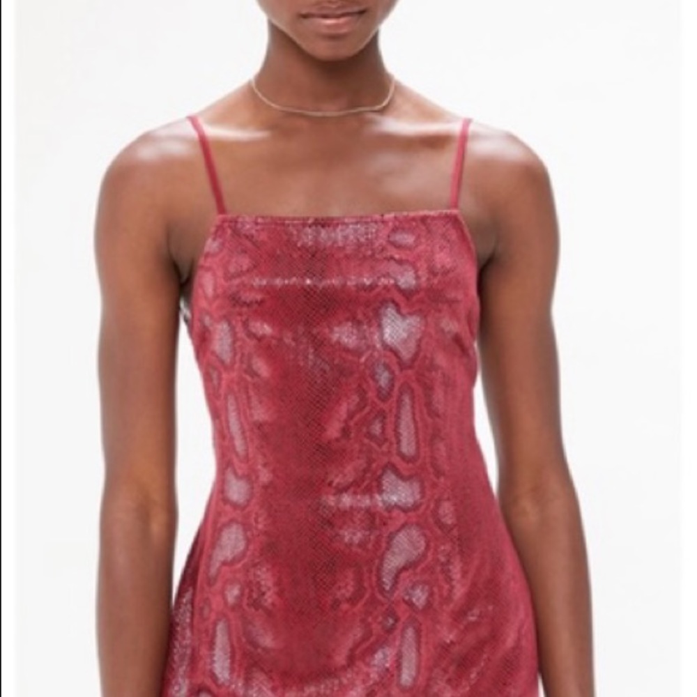 Urban outfitters Faux snake skin dress